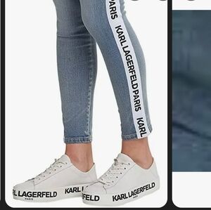 White Karl Lagerfeld Women's Jeans